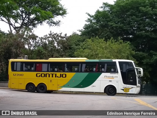 Empresa Gontijo de Transportes 12390 na cidade de São Paulo, São Paulo, Brasil, por Edinilson Henrique Ferreira. Número da foto: #7479362.
