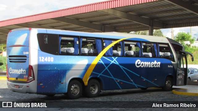 Viação Cometa 12400 na cidade de Guaratinguetá, São Paulo, Brasil, por Alex Ramos Ribeiro. Número da foto: #7479590.