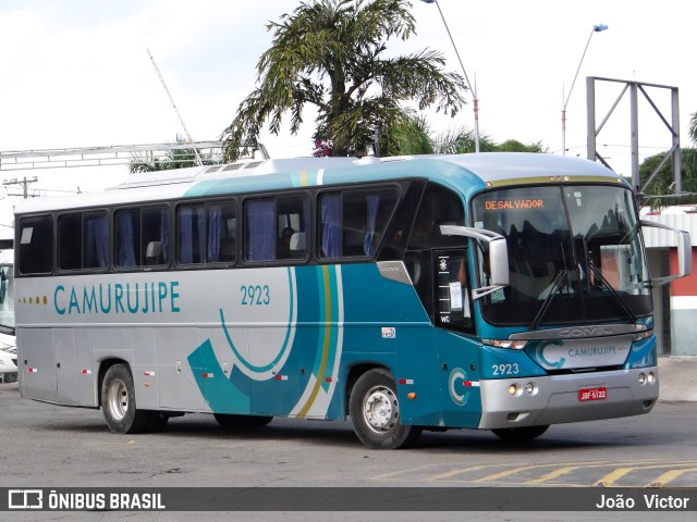 Auto Viação Camurujipe 2923 na cidade de Feira de Santana, Bahia, Brasil, por João Victor. ID da foto: 7480339.