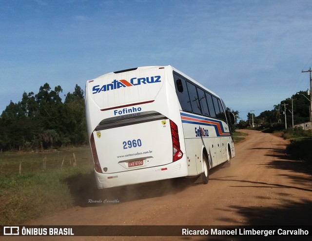 VUSC - Viação União Santa Cruz 2960 na cidade de Rio Pardo, Rio Grande do Sul, Brasil, por Ricardo Manoel Limberger Carvalho. ID da foto: 7478412.