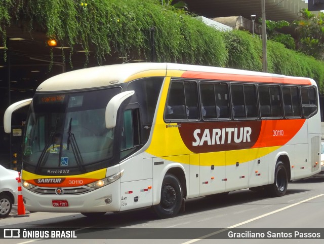 Saritur - Santa Rita Transporte Urbano e Rodoviário 30110 na cidade de Belo Horizonte, Minas Gerais, Brasil, por Graciliano Santos Passos. ID da foto: 7482309.