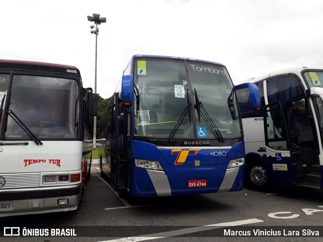 Transportadora Turística Tamboré 4080 na cidade de São Paulo, São Paulo, Brasil, por Marcus Vinicius Lara Silva. ID da foto: 7483205.