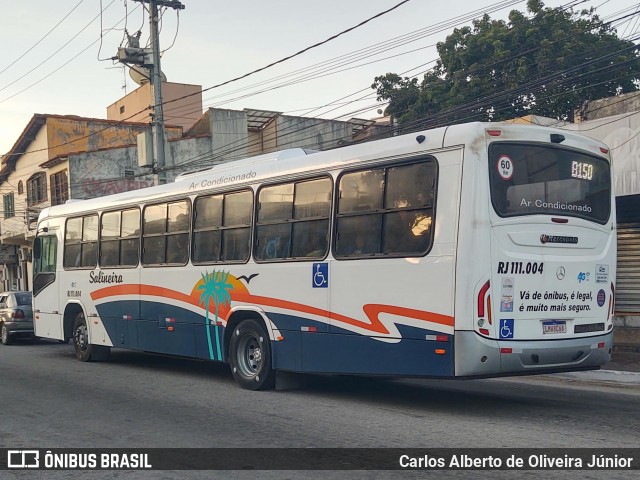 Auto Viação Salineira RJ 111.004 na cidade de Arraial do Cabo, Rio de Janeiro, Brasil, por Carlos Alberto de Oliveira Júnior. ID da foto: 7483595.