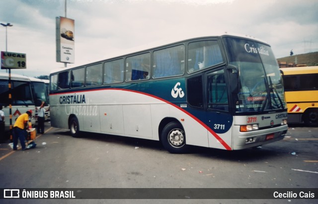 Expresso Cristália 3711 na cidade de Aparecida, São Paulo, Brasil, por Cecilio Cais. ID da foto: 7481819.