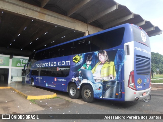 RodeRotas - Rotas de Viação do Triângulo 7403 na cidade de Araguari, Minas Gerais, Brasil, por Alessandro Pereira dos Santos. Número da foto: #7481248.