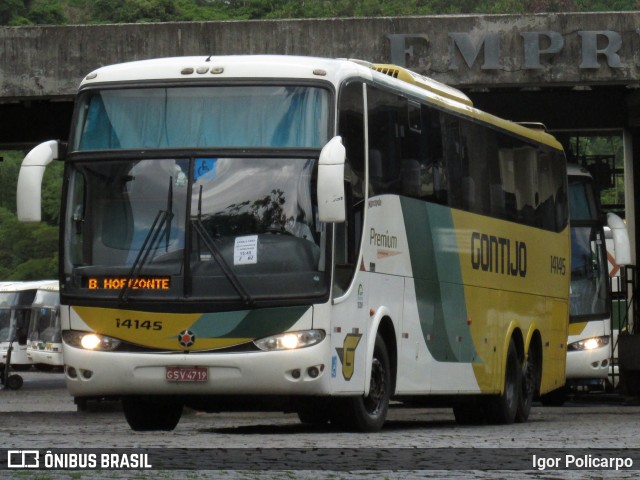 Empresa Gontijo de Transportes 14145 na cidade de Belo Horizonte, Minas Gerais, Brasil, por Igor Policarpo. ID da foto: 7483520.