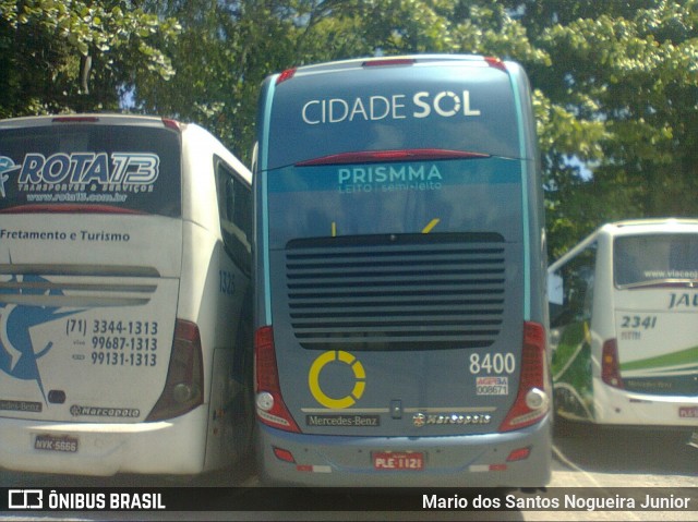 Viação Cidade Sol 8400 na cidade de Salvador, Bahia, Brasil, por Mario dos Santos Nogueira Junior. Número da foto: #7482174.