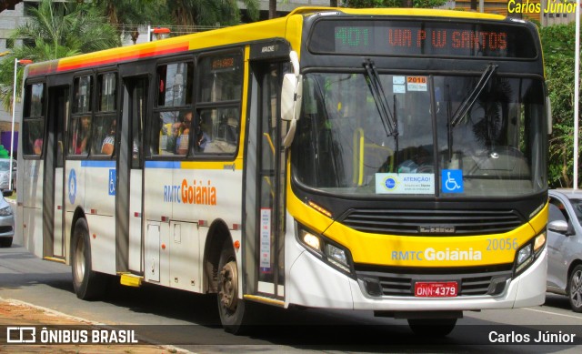 HP Transportes Coletivos 20056 na cidade de Goiânia, Goiás, Brasil, por Carlos Júnior. Número da foto: #7482872.