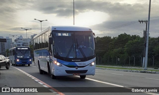 Unimar Transportes 18036 na cidade de Vitória, Espírito Santo, Brasil, por Gabriel Lavnis. Número da foto: #7482363.