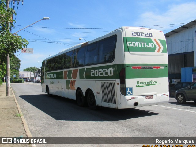 Empresa Gontijo de Transportes 20220 na cidade de São José dos Campos, São Paulo, Brasil, por Rogerio Marques. Número da foto: #7392153.