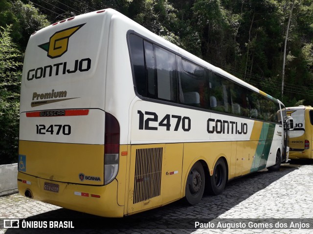 Empresa Gontijo de Transportes 12470 na cidade de Manhuaçu, Minas Gerais, Brasil, por Paulo Augusto Gomes dos Anjos. Número da foto: #7391959.