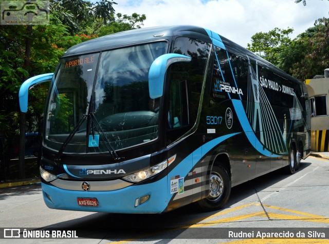 Empresa de Ônibus Nossa Senhora da Penha 53017 na cidade de São Paulo, São Paulo, Brasil, por Rudnei Aparecido da Silva. Número da foto: #7392201.