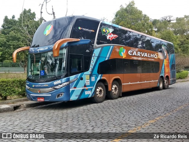 Carvalho Tur Transportes e Turismo 1006 na cidade de Petrópolis, Rio de Janeiro, Brasil, por Zé Ricardo Reis. Número da foto: #7393738.