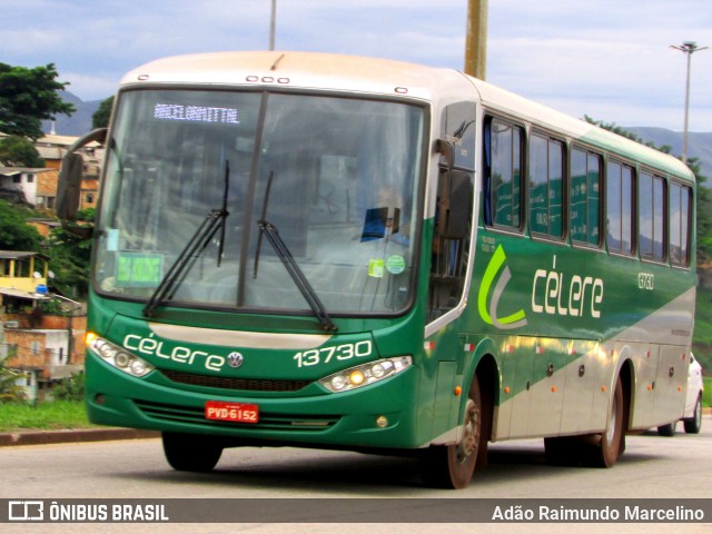 Célere Transportes 13730 na cidade de Belo Horizonte, Minas Gerais, Brasil, por Adão Raimundo Marcelino. ID da foto: 7394206.