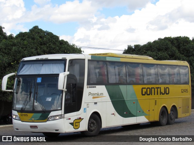 Empresa Gontijo de Transportes 12415 na cidade de Vitória da Conquista, Bahia, Brasil, por Douglas Couto Barbalho. ID da foto: 7393828.