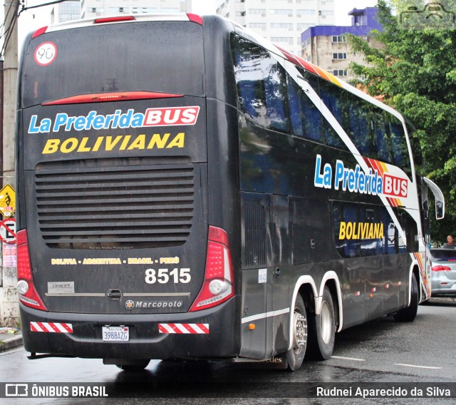 La Preferida Bus 8515 na cidade de São Paulo, São Paulo, Brasil, por Rudnei Aparecido da Silva. Número da foto: #7392165.