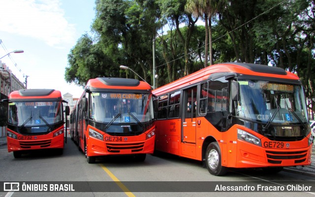 Viação Cidade Sorriso GE729 na cidade de Curitiba, Paraná, Brasil, por Alessandro Fracaro Chibior. ID da foto: 7392386.