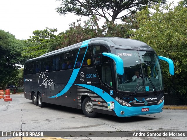 Empresa de Ônibus Nossa Senhora da Penha 52014 na cidade de São Paulo, São Paulo, Brasil, por Andre Santos de Moraes. Número da foto: #7393495.