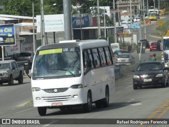 Ônibus Particulares MUP0595 na cidade de Estância, Sergipe, Brasil, por Rafael Rodrigues Forencio. Número da foto: #7391409.
