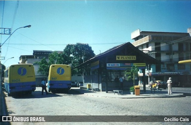 Viação Sudeste 8603 na cidade de Marataízes, Espírito Santo, Brasil, por Cecilio Cais. ID da foto: 7394554.