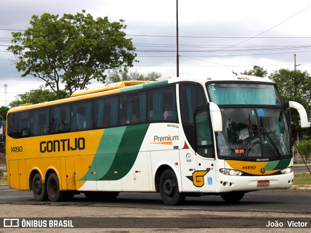 Empresa Gontijo de Transportes 14190 na cidade de Teresina, Piauí, Brasil, por João Victor. ID da foto: 7394141.