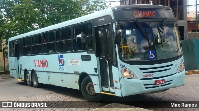 Empresa de Transporte Coletivo Viamão 8183 na cidade de Viamão, Rio Grande do Sul, Brasil, por Max Ramos. ID da foto: 7392864.