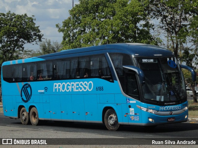 Auto Viação Progresso 6188 na cidade de Teresina, Piauí, Brasil, por Ruan Silva Andrade. Número da foto: #7393226.