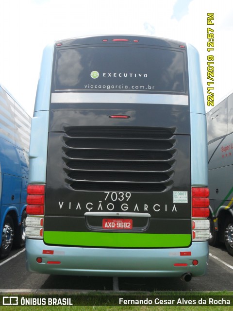 Viação Garcia 7039 na cidade de Pinhais, Paraná, Brasil, por Fernando Cesar Alves da Rocha. Número da foto: #7392461.