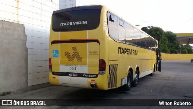 Viação Itapemirim 5043 na cidade de Governador Valadares, Minas Gerais, Brasil, por Wilton Roberto. Número da foto: #7392395.