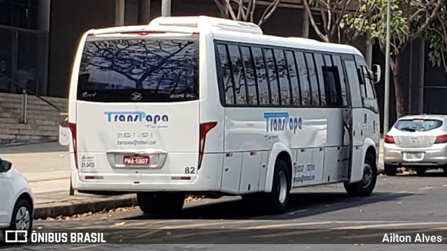 Trans Papa Turismo 82 na cidade de Belo Horizonte, Minas Gerais, Brasil, por Ailton Alves. ID da foto: 7391726.