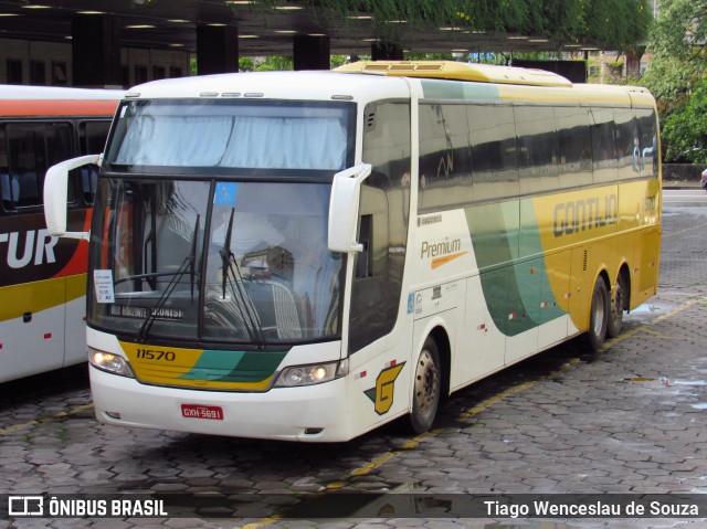 Empresa Gontijo de Transportes 11570 na cidade de Belo Horizonte, Minas Gerais, Brasil, por Tiago Wenceslau de Souza. ID da foto: 7393222.