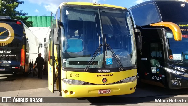 Viação Itapemirim 8883 na cidade de Governador Valadares, Minas Gerais, Brasil, por Wilton Roberto. Número da foto: #7392434.