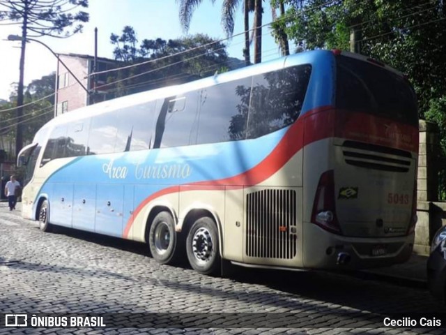 Arca Turismo 5043 na cidade de Petrópolis, Rio de Janeiro, Brasil, por Cecilio Cais. ID da foto: 7394594.