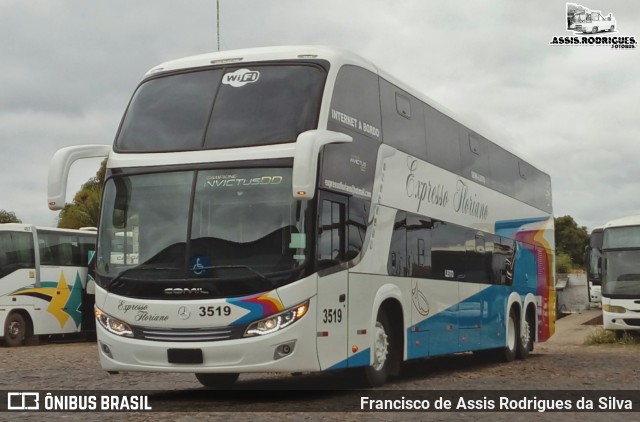Expresso Floriano 3519 na cidade de Teresina, Piauí, Brasil, por Francisco de Assis Rodrigues da Silva. Número da foto: #7396813.
