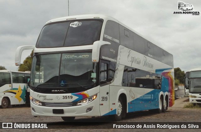 Expresso Floriano 3519 na cidade de Teresina, Piauí, Brasil, por Francisco de Assis Rodrigues da Silva. ID da foto: 7396813.