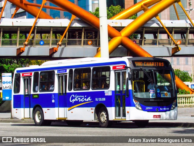 Expresso Garcia RJ 135.008 na cidade de Rio de Janeiro, Rio de Janeiro, Brasil, por Adam Xavier Rodrigues Lima. ID da foto: 7396773.