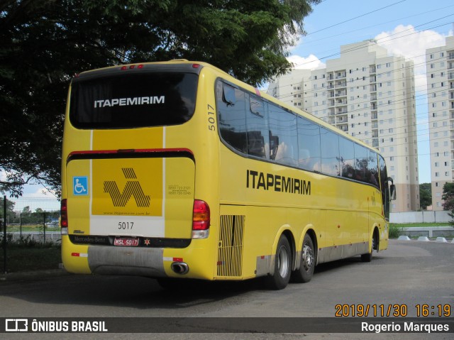 Viação Itapemirim 5017 na cidade de São José dos Campos, São Paulo, Brasil, por Rogerio Marques. Número da foto: #7397780.