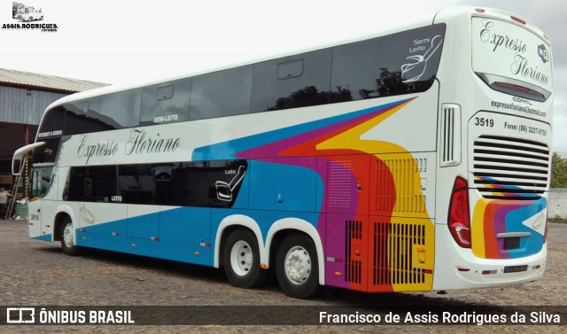 Expresso Floriano 3519 na cidade de Teresina, Piauí, Brasil, por Francisco de Assis Rodrigues da Silva. ID da foto: 7395431.