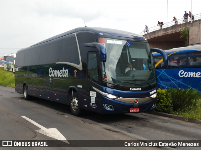 Viação Cometa 719505 na cidade de Campinas, São Paulo, Brasil, por Carlos Vinicius Estevão Menezes. Número da foto: #7397289.