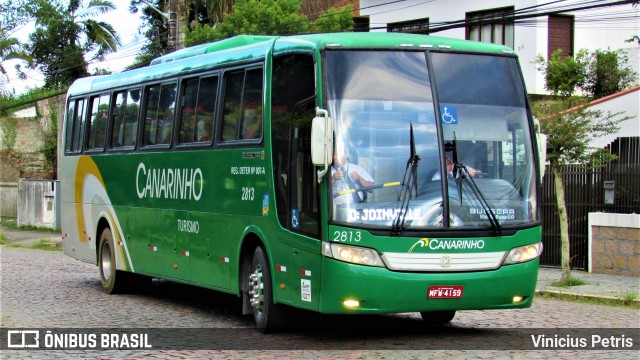 Viação Canarinho 2813 na cidade de Joinville, Santa Catarina, Brasil, por Vinicius Petris. Número da foto: #7398293.