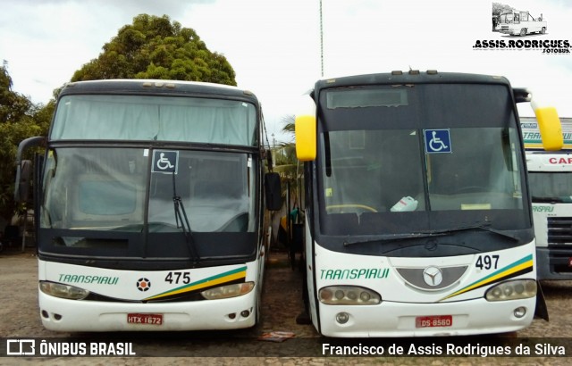 Viação Transpiauí 475 na cidade de Teresina, Piauí, Brasil, por Francisco de Assis Rodrigues da Silva. Número da foto: #7396839.