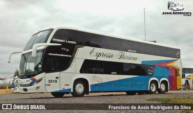 Expresso Floriano 3519 na cidade de Teresina, Piauí, Brasil, por Francisco de Assis Rodrigues da Silva. ID da foto: 7395434.