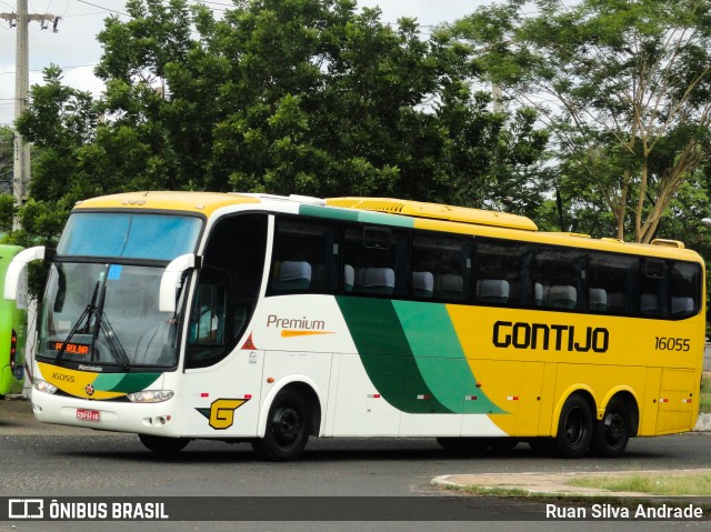 Empresa Gontijo de Transportes 16055 na cidade de Teresina, Piauí, Brasil, por Ruan Silva Andrade. Número da foto: #7395585.