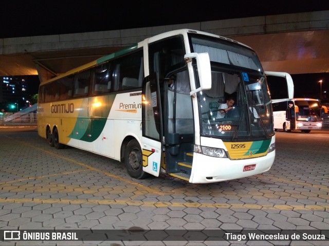 Empresa Gontijo de Transportes 12595 na cidade de Belo Horizonte, Minas Gerais, Brasil, por Tiago Wenceslau de Souza. ID da foto: 7396751.