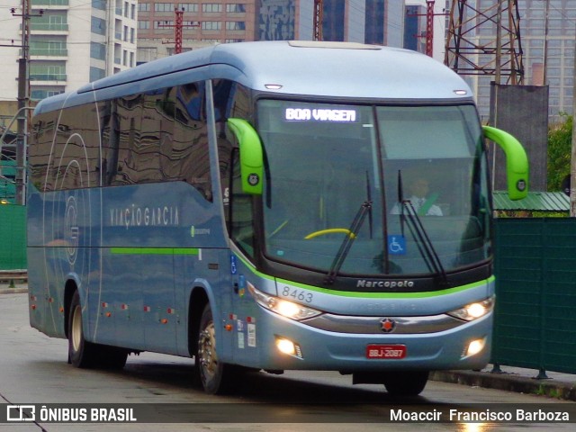 Viação Garcia 8463 na cidade de São Paulo, São Paulo, Brasil, por Moaccir  Francisco Barboza. Número da foto: #7396800.