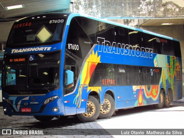 Transnorte - Transporte e Turismo Norte de Minas 87600 na cidade de Belo Horizonte, Minas Gerais, Brasil, por Luiz Otavio Matheus da Silva. Número da foto: #7397134.