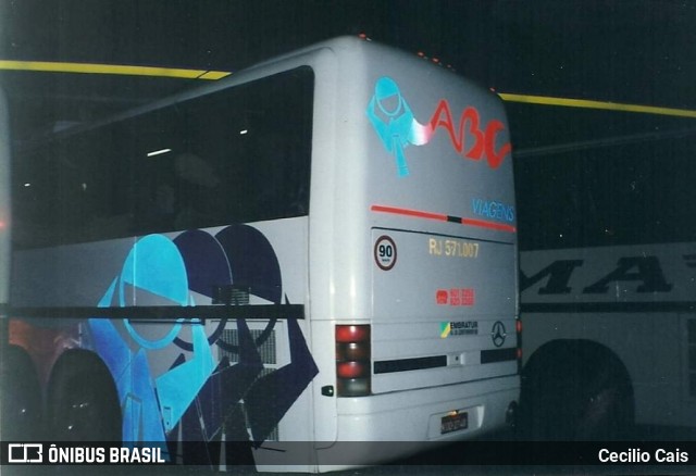 Auto Viação ABC RJ 571.007 na cidade de Itatiaia, Rio de Janeiro, Brasil, por Cecilio Cais. Número da foto: #7398469.