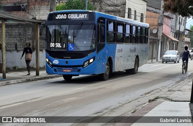Vereda Transporte Ltda. 13129 na cidade de Vila Velha, Espírito Santo, Brasil, por Gabriel Lavnis. Número da foto: #7395669.