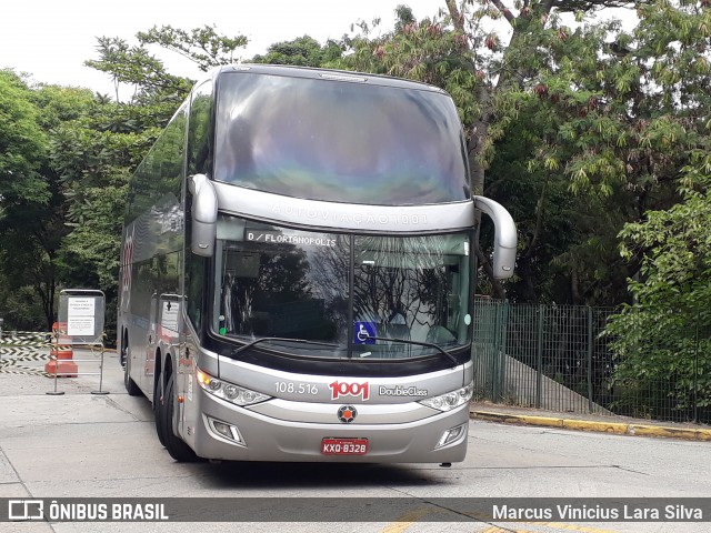 Auto Viação 1001 108.516 na cidade de São Paulo, São Paulo, Brasil, por Marcus Vinicius Lara Silva. ID da foto: 7396140.