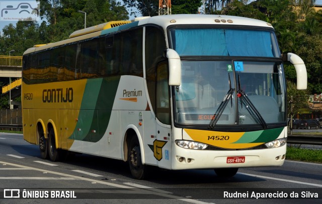 Empresa Gontijo de Transportes 14520 na cidade de Santa Isabel, São Paulo, Brasil, por Rudnei Aparecido da Silva. Número da foto: #7397435.